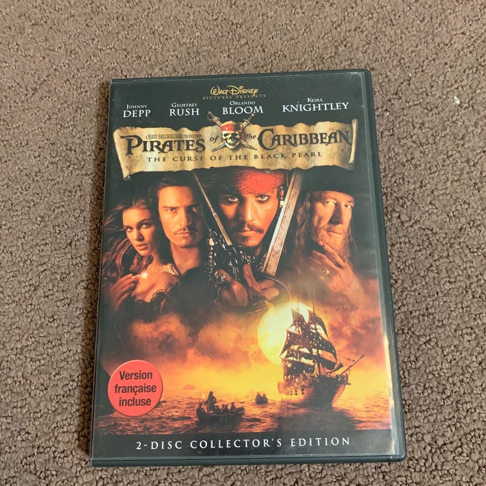 Pirates of the Caribbean DVD - 2 discs (3 for $20)